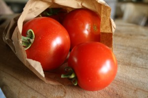tomatoes in bag