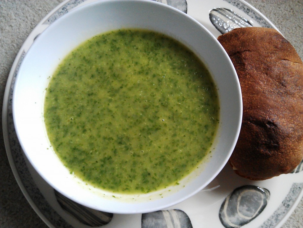 Seasonal local food recipe No.186 Parsley soup